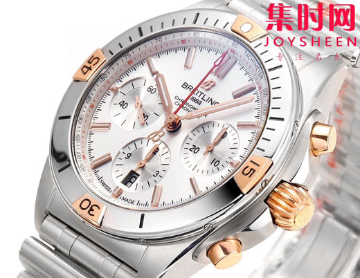 新品-百年灵 BLS机械计时系列 男士腕表 子弹链钢带 商品图3