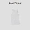ROMI STUDIO“Clean fit”轻柔棉质弹力修身圆领工字背心RWCRSM2668 商品缩略图1