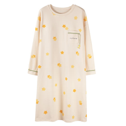 康妮雅女式长袖睡裙 商品图9