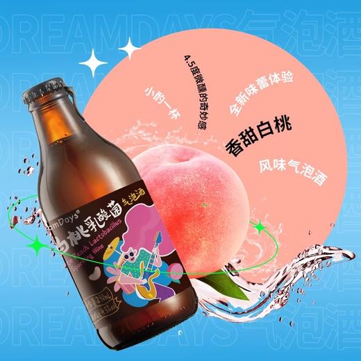 乳果那年气泡酒 玫瑰荔枝 莫吉托 白桃 微醺夜光起泡酒果酒 女士低度甜酒4.5度290ml*6瓶 商品图5