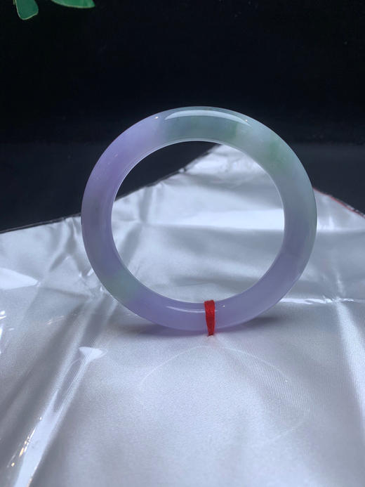 620355，52紫罗兰细圆条，大半截粉紫底色，清新秀气 商品图3