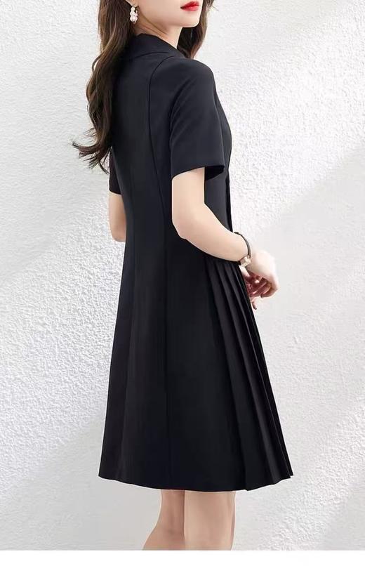 【诗铭洛可】M1601 西装压折连衣裙B21-2 商品图1