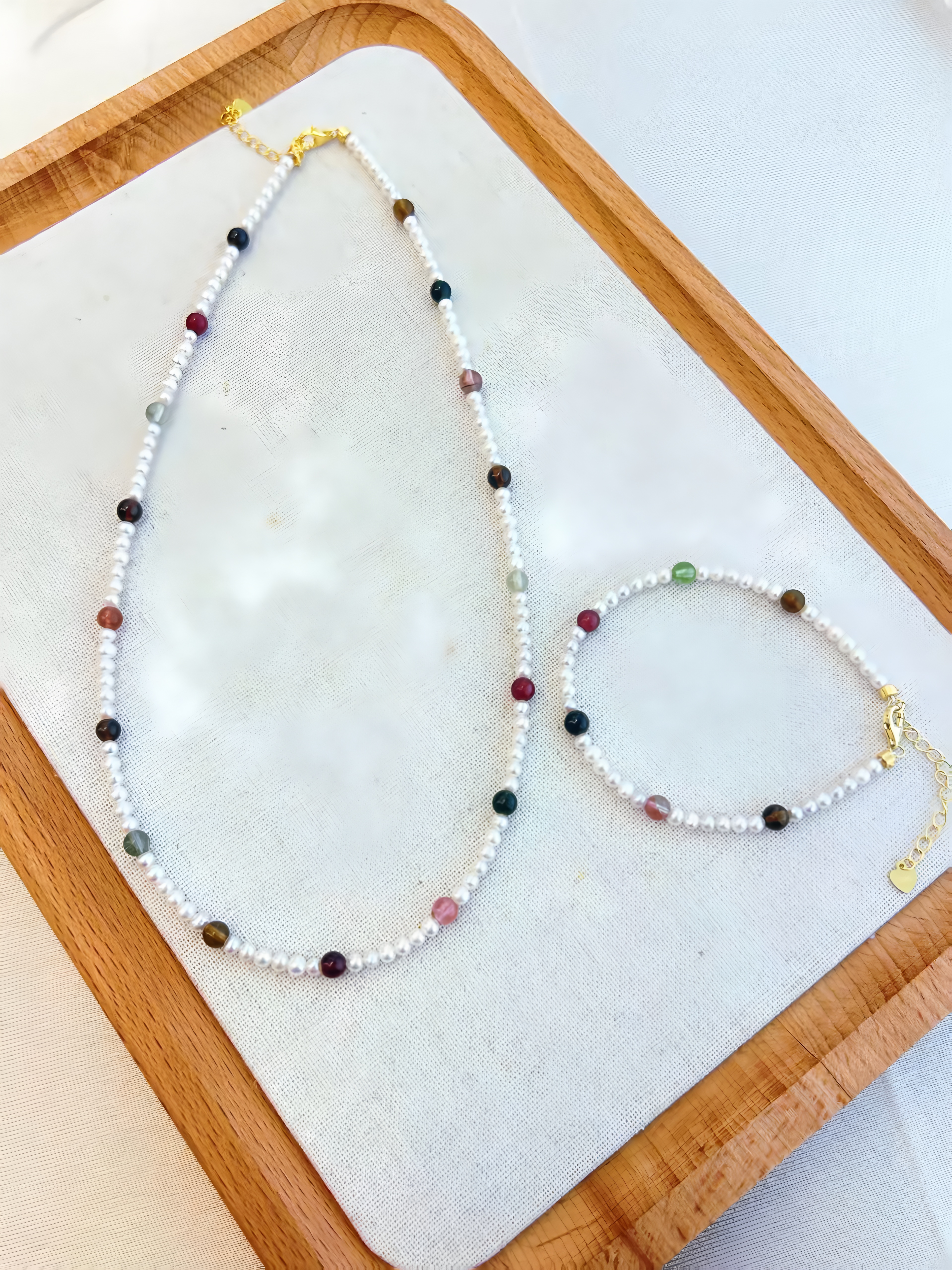 碧玺珍珠项链/手链