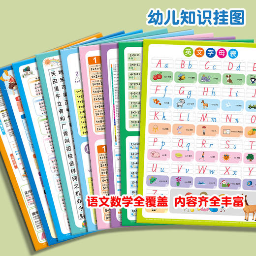 幼小衔接9张挂图+80贴无痕粘胶 商品图3
