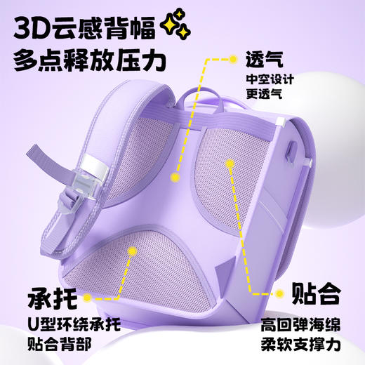 三丽鸥美乐蒂小学生书包1 - 6年级库洛米减负护脊双肩包女孩新款KWK 商品图4