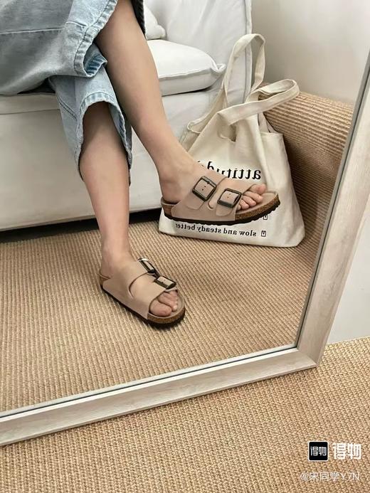 B!RKENSTOCK 牛皮绒软木底 博肯鞋 Z-15469 商品图4