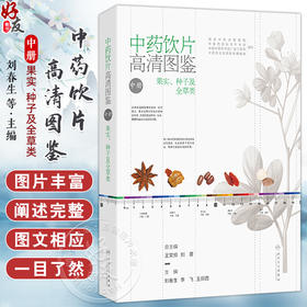中药饮片高清图鉴中册 果实种子及全草类 刘春生 李飞 王丽霞 中药饮片采收加工炮制方法功能主治 人民卫生出版社9787117358279