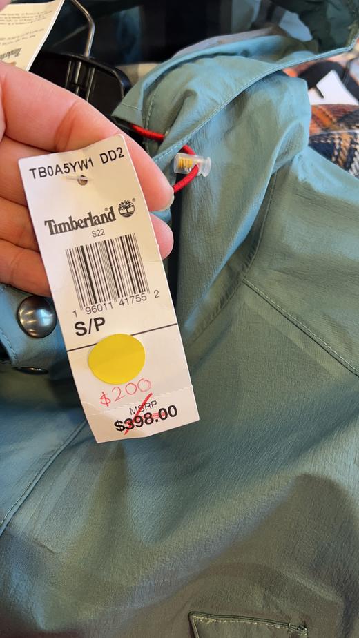 TIMBERLAND/添柏岚 男士连帽拉链防风扣撞色多口袋长袖外套 商品图5