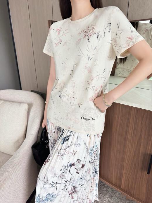 迪奥25春夏新款水墨画短袖T恤（TM） 商品图2