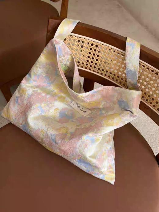 Ad Lib/蝶恋花黄粉帆布包新中式斜挎包 商品图0