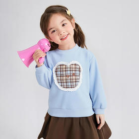 笛莎Deesha 童装女童卫衣2025秋新款女童可爱甜美小熊卫衣