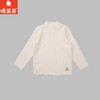 棉果果秋季新品女童远山白半高领套头T恤M322140425413 商品缩略图0