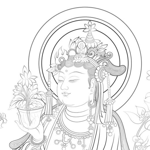 【白描线稿】敦煌壁画手绘线稿礼盒 商品图1