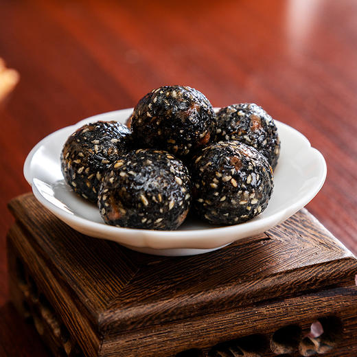 张太和鸡内金山楂茯苓丸108g（9g*12丸）儿童消化酸甜开味黑芝麻丸健康零食 商品图4