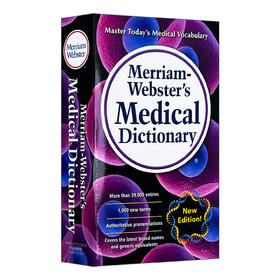 韦氏医药词典 英文原版字典 Merriam Webster Medical Dictionary 英文版韦氏英英词典 进口工具书正版