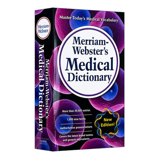韦氏医药词典 英文原版字典 Merriam Webster Medical Dictionary 英文版韦氏英英词典 进口工具书正版 商品图0