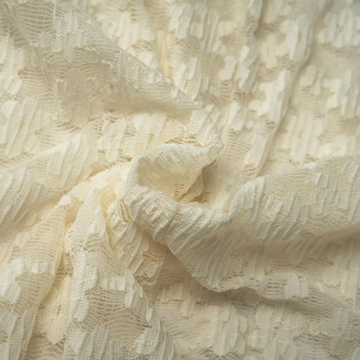 谜底蕾丝外套长袖女士2025夏季新款棒球领提花镂空夹克257MW7308 商品图3