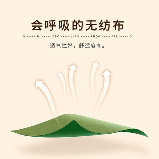 广药白云山草堂有方艾草颈椎/腰椎/肩周/膝盖贴  亲肤透气 草本养护/6盒装 商品图9