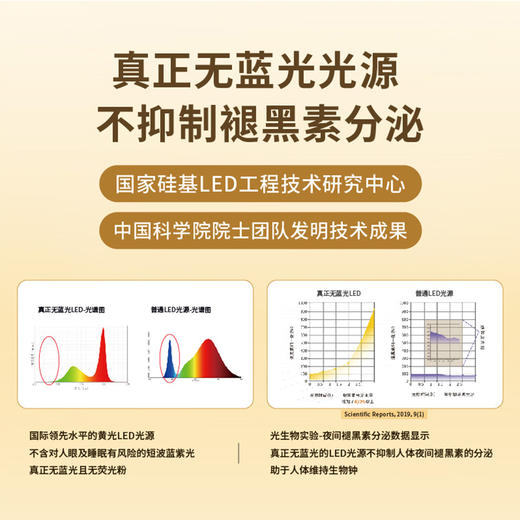 TANMI探秘智能床头灯声控语音卧室睡眠喂奶婴儿护眼小夜灯礼物 商品图3