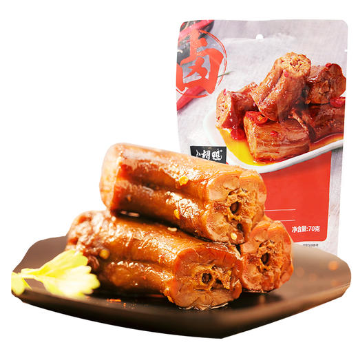 小胡鸭香辣味鸭脖70g 商品图0