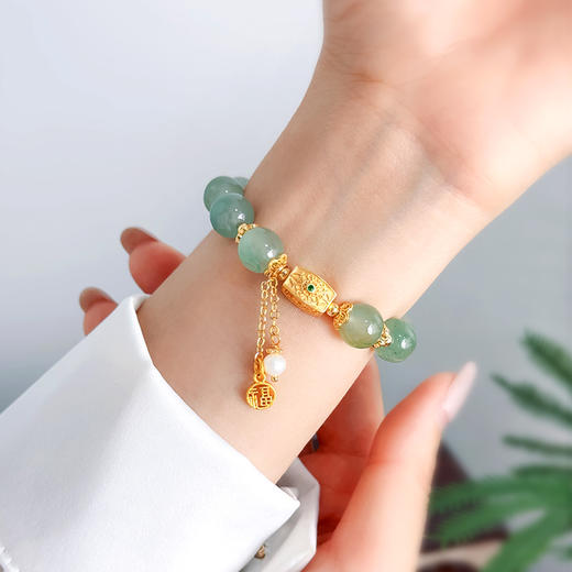 BAOFANDI  新中式非洲翠手链【礼袋+礼盒+保养卡】 商品图5