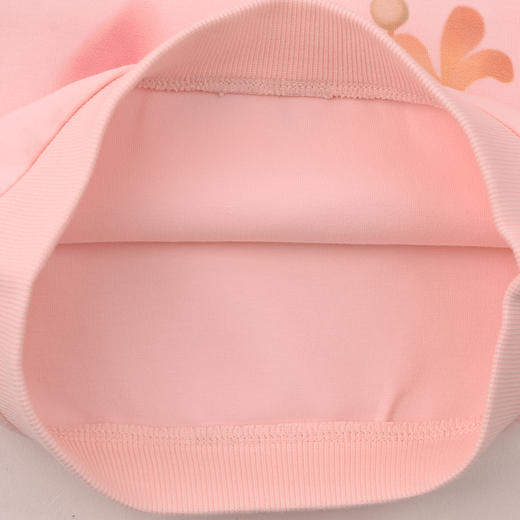 棉果果秋季新品女童樱花粉空气棉圆领套头卫衣M322180225412 商品图4