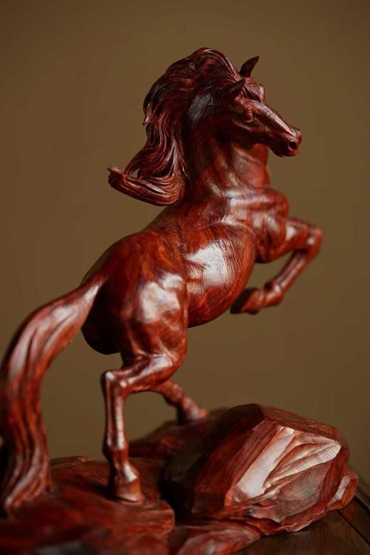 马到成功°小叶紫檀摆件 商品图2