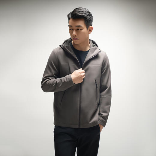 4158m 秘境轻奢量子绒簇连帽夹克 商品图2