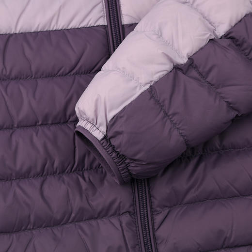 棉果果秋季新品女童绛紫色轻薄羽绒服M322102925440 商品图2