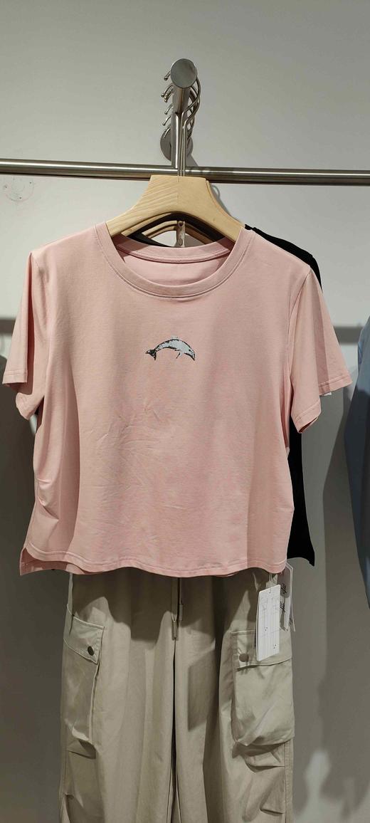 58Q036短款海豚棉T 商品图1