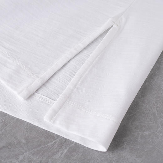 【林栖设计小店】【手工绣花】纯棉T恤简约百搭宽松2025秋季新款短袖女1953218 商品图2