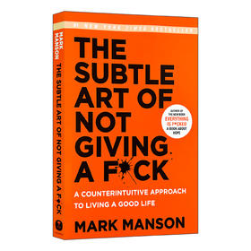 Collins 重塑幸福 英文原版 The Subtle Art of Not Giving a F*ck 如何活成你想要的模样 英文版进口书籍正版 马克曼森 Mark Manson