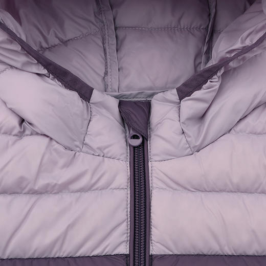 棉果果秋季新品女童绛紫色轻薄羽绒服M322102925440 商品图1