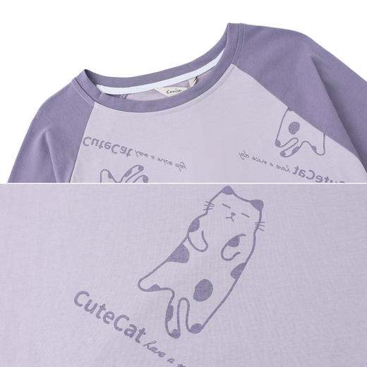 康妮雅女式长袖长裤套头套装 商品图10