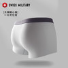 SWISS MILITARY 瑞士军工男士内裤裸感降温夏季薄款 舒适亲肤柔滑男士内裤5条装   87601 商品缩略图1