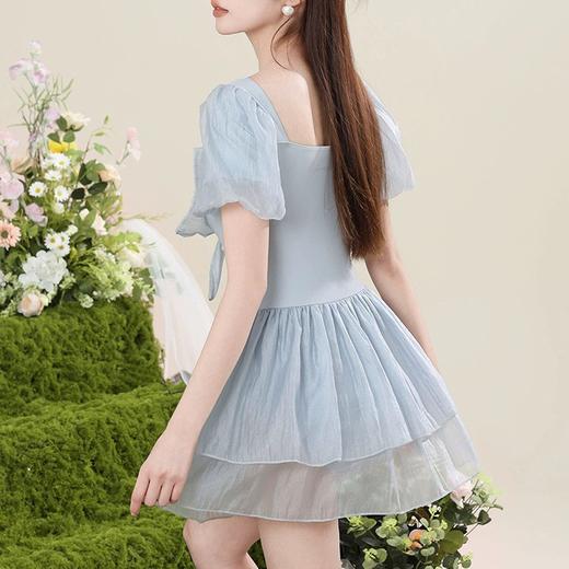 连体泡温泉泳衣女新款保守显瘦遮肚感裙式遮肉游泳装 商品图0