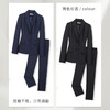 【上衣+松紧腰裤子】罗蒙女士西服套装商务行政工作面试百搭两件套女 商品缩略图3