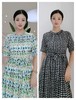 582869 真丝印花连衣裙 商品缩略图0