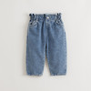 马克珍妮女童花边腰百搭牛仔萝卜裤 宝宝裤子纯棉秋装新品551528 商品缩略图2