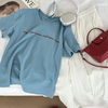 “瓦尔登湖”蓝T恤 | 显白显瘦、优雅气质，夏日常备款，百搭时髦【72小时发货，周末顺延】 商品缩略图1