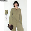 COCOBELLA[高级感穿搭]软糯绒感舒适针织衫气质圆领毛衣TS566 商品缩略图0