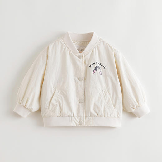 马克珍妮女童萌趣小兔棒球服 宝宝宽松外套2025年秋装新品551650 商品图3