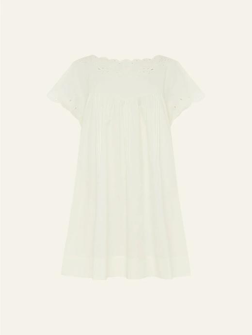 Peony - Memoir Mini Dress - Gardenia - 女装 - 连身裙 - 白色 商品图0