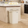 【家用大号垃圾桶】大容量商用无盖 户外塑料40L高颜值卫生间长方形60L  商品缩略图8