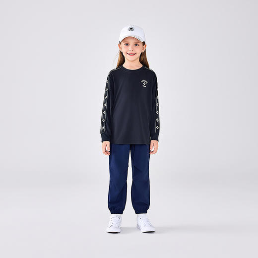 CONVERSE 秋 大童小童 儿童童装T恤 CNVN-LS-J057 商品图3