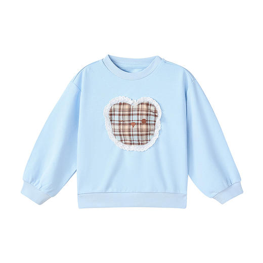 笛莎Deesha 童装女童卫衣2025秋新款女童可爱甜美小熊卫衣 商品图4