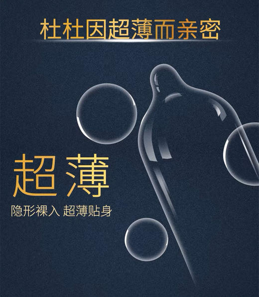隐私发货【杜蕾斯大促活动】爱要大胆说 更要安心做 杜蕾斯durex专享!焕金超薄避孕套001倍润一样，超级薄 商品图3