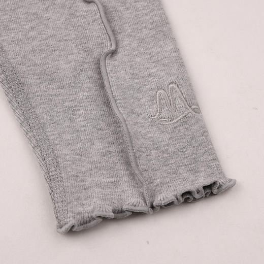 棉果果秋季新品女童海鸥灰打底裤M322206225437 商品图1