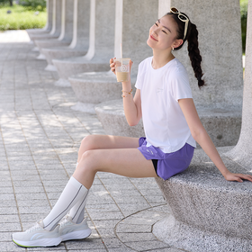 多威六边形短袖女夏季新款速干透气运动服柔软弹力T恤2252005