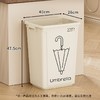 【家用大号垃圾桶】大容量商用无盖 户外塑料40L高颜值卫生间长方形60L  商品缩略图5